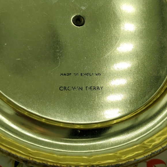 Vintage Crown Derby metal tin - Picture 5 of 8